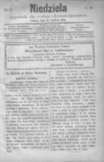 Niedziela: tygodnik dla rodzin chrześcijańskich 1876.12.31 R.9 Nr118