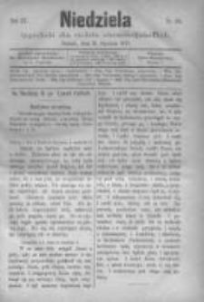 Niedziela: tygodnik dla rodzin chrześcijańskich 1877.01.21 R.3 Nr121