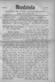 Niedziela: tygodnik dla rodzin chrześcijańskich 1877.03.18 R.3 Nr129
