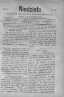 Niedziela: tygodnik dla rodzin chrześcijańskich 1877.04.16 R.3 Nr133