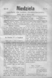 Niedziela: tygodnik dla rodzin chrześcijańskich 1877.06.10 R.3 Nr141