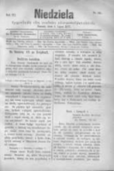 Niedziela: tygodnik dla rodzin chrześcijańskich 1877.07.08 R.3 Nr145