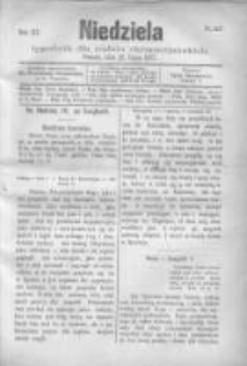 Niedziela: tygodnik dla rodzin chrześcijańskich 1877.07.22 R.3 Nr147