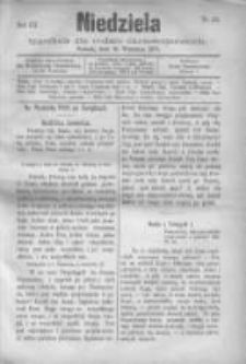 Niedziela: tygodnik dla rodzin chrześcijańskich 1877.09.16 R.3 Nr155