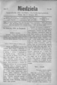 Niedziela: tygodnik dla rodzin chrześcijańskich 1877.11.11 R.4 Nr163