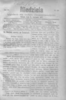 Niedziela: tygodnik dla rodzin chrześcijańskich 1877.11.25 R.4 Nr165