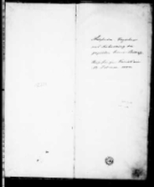 Książka do suchodziennego selwowaniego z odpłaty członk&oacute;w cechu szewskiego w K&oacute;rniku.