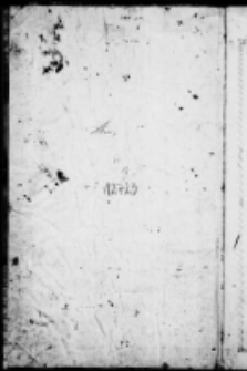 Książka do zapisywania dochodu i rozchodu w Bractwie Szewskim