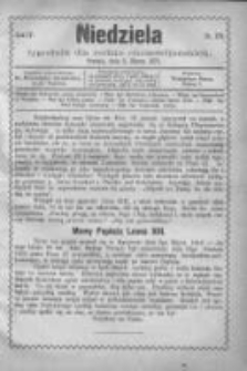 Niedziela: tygodnik dla rodzin chrześcijańskich 1878.03.03 R.4 Nr179