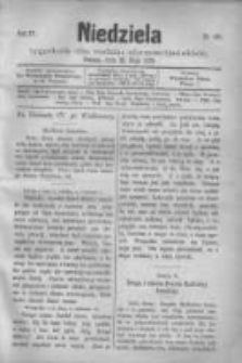 Niedziela: tygodnik dla rodzin chrześcijańskich 1878.05.19 R.4 Nr190