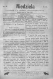 Niedziela: tygodnik dla rodzin chrześcijańskich 1878.07.21 R.4 Nr199