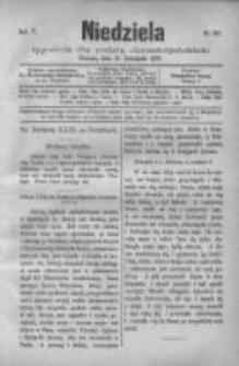 Niedziela: tygodnik dla rodzin chrześcijańskich 1878.11.17 R.5 Nr216