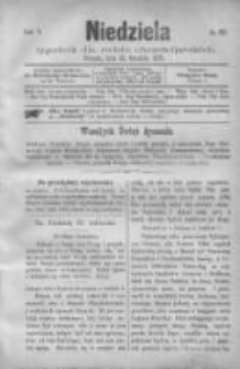 Niedziela: tygodnik dla rodzin chrześcijańskich 1878.12.22 R.5 Nr221