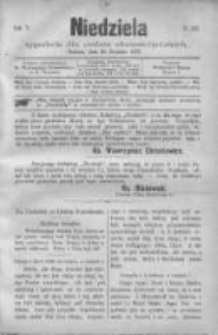 Niedziela: tygodnik dla rodzin chrześcijańskich 1878.12.29 R.5 Nr222