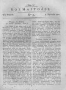 Rozmaitości. Pismo Dodatkowe do Gazety Lwowskiej. 1821 R.1 nr3