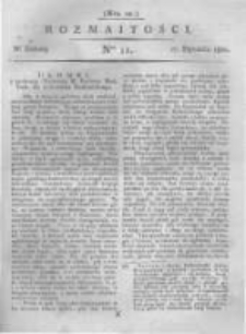 Rozmaitości. Pismo Dodatkowe do Gazety Lwowskiej. 1821 R.1 nr11