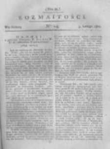Rozmaitości. Pismo Dodatkowe do Gazety Lwowskiej. 1821 R.1 nr14