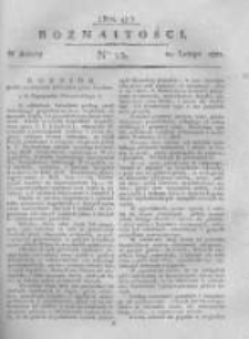 Rozmaitości. Pismo Dodatkowe do Gazety Lwowskiej. 1821 R.1 nr23