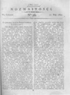 Rozmaitości. Pismo Dodatkowe do Gazety Lwowskiej. 1821 R.1 nr58