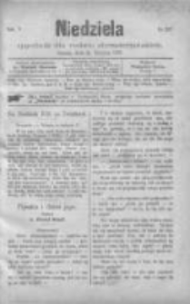 Niedziela: tygodnik dla rodzin chrześcijańskich 1879.08.31 R.5 Nr257