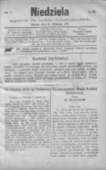 Niedziela: tygodnik dla rodzin chrześcijańskich 1879.09.28 R.5 Nr261