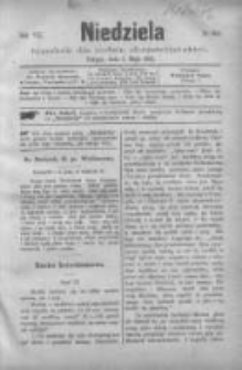 Niedziela: tygodnik dla rodzin chrześcijańskich 1881.05.01 R.7 Nr344