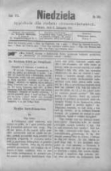 Niedziela: tygodnik dla rodzin chrześcijańskich 1881.11.06 R.7 Nr371