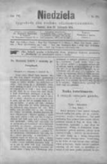 Niedziela: tygodnik dla rodzin chrześcijańskich 1881.11.20 R.7 Nr373