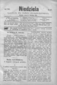 Niedziela: tygodnik dla rodzin chrześcijańskich 1881.12.18 R.8 Nr377