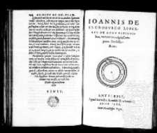 Joannis de Sacrobvsco Libellus de anni ratione seu vt vocatur vulgo Computus Ecclesiasticus