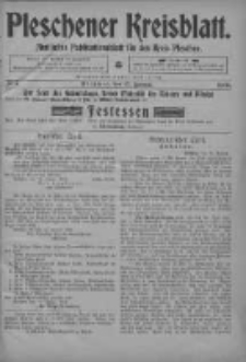 Pleschener Kreisblatt: Amtliches Publicationsblatt fuer den Kreis Pleschen 1903.01.17 Jg.51 Nr5