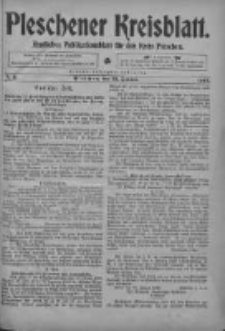 Pleschener Kreisblatt: Amtliches Publicationsblatt fuer den Kreis Pleschen 1903.01.31 Jg.51 Nr9