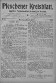 Pleschener Kreisblatt: Amtliches Publicationsblatt fuer den Kreis Pleschen 1903.02.21 Jg.51 Nr15