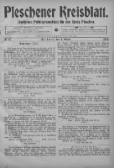 Pleschener Kreisblatt: Amtliches Publicationsblatt fuer den Kreis Pleschen 1903.04.04 Jg.51 Nr27