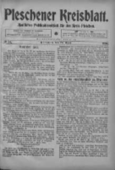 Pleschener Kreisblatt: Amtliches Publicationsblatt fuer den Kreis Pleschen 1903.04.29 Jg.51 Nr34