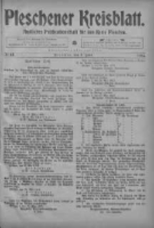 Pleschener Kreisblatt: Amtliches Publicationsblatt fuer den Kreis Pleschen 1903.06.03 Jg.51 Nr44