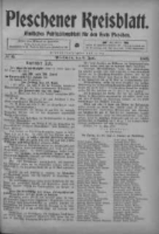 Pleschener Kreisblatt: Amtliches Publicationsblatt fuer den Kreis Pleschen 1903.06.06 Jg.51 Nr45