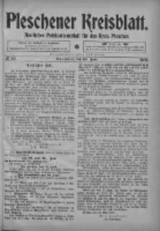 Pleschener Kreisblatt: Amtliches Publicationsblatt fuer den Kreis Pleschen 1903.06.10 Jg.51 Nr46