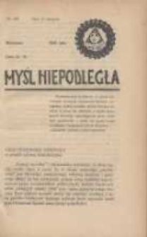 Myśl Niepodległa 1928 Nr930