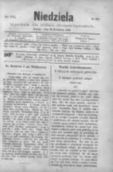 Niedziela: tygodnik dla rodzin chrześcijańskich 1882.04.16 R.8 Nr394