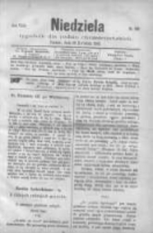 Niedziela: tygodnik dla rodzin chrześcijańskich 1882.04.30 R.8 Nr396