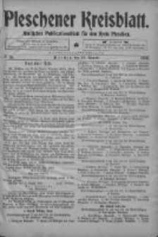 Pleschener Kreisblatt: Amtliches Publicationsblatt fuer den Kreis Pleschen 1903.08.26 Jg.51 Nr68