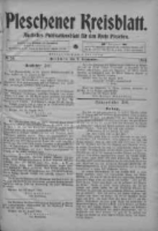 Pleschener Kreisblatt: Amtliches Publicationsblatt fuer den Kreis Pleschen 1903.09.02 Jg.51 Nr70