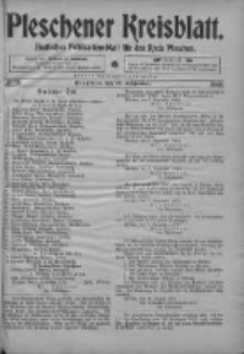 Pleschener Kreisblatt: Amtliches Publicationsblatt fuer den Kreis Pleschen 1903.09.12 Jg.51 Nr73