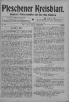 Pleschener Kreisblatt: Amtliches Publicationsblatt fuer den Kreis Pleschen 1903.11.04 Jg.51 Nr88