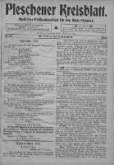 Pleschener Kreisblatt: Amtliches Publicationsblatt fuer den Kreis Pleschen 1903.11.07 Jg.51 Nr89