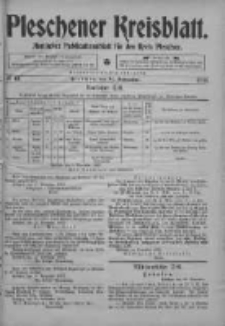 Pleschener Kreisblatt: Amtliches Publicationsblatt fuer den Kreis Pleschen 1903.11.21 Jg.51 Nr93