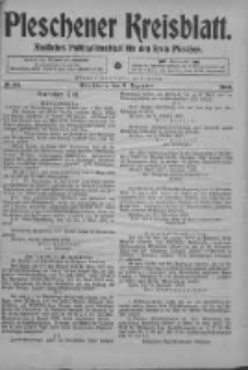 Pleschener Kreisblatt: Amtliches Publicationsblatt fuer den Kreis Pleschen 1903.12.02 Jg.51 Nr96