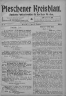 Pleschener Kreisblatt: Amtliches Publicationsblatt fuer den Kreis Pleschen 1904.01.13 Jg.52 Nr4