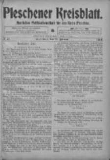 Pleschener Kreisblatt: Amtliches Publicationsblatt fuer den Kreis Pleschen 1904.02.27 Jg.52 Nr17